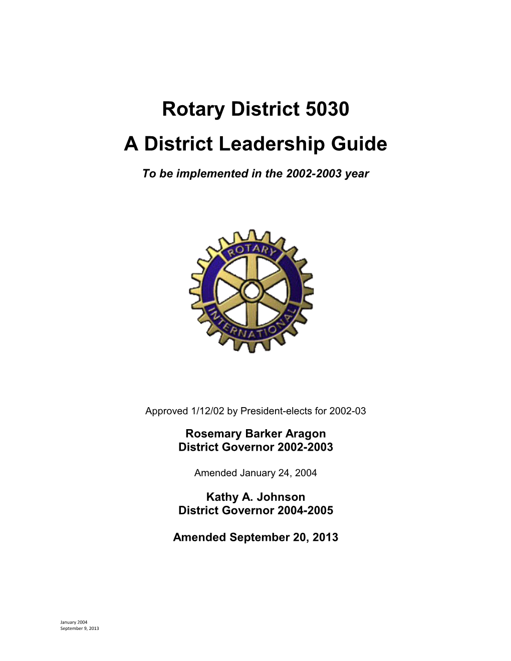Rotary District 5030