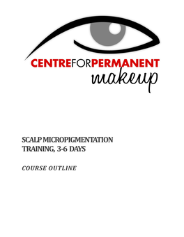 Scalp Micropigmentation Training, 3-6 Days