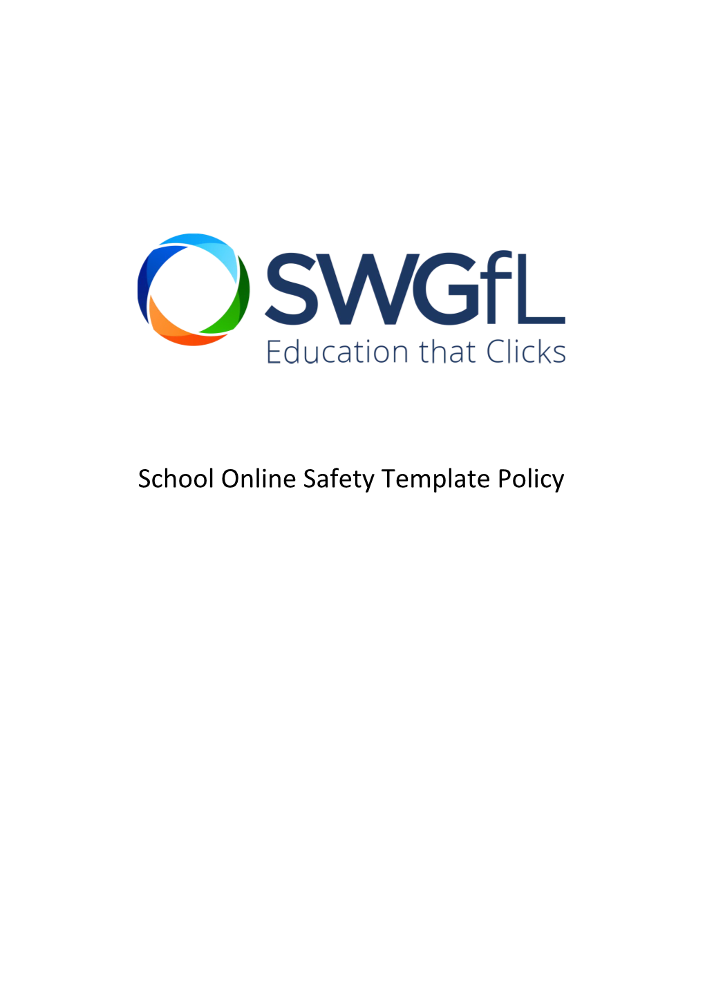 School Online Safety Template Policy