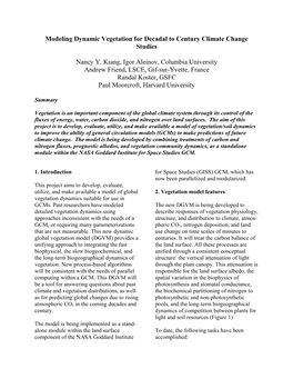 Scidac Two-Pager Template