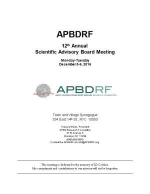 Scientific Advisory Board Meeting