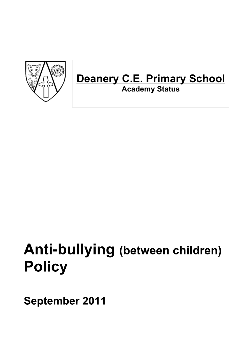 Seabrook Anti- Bullying Policy