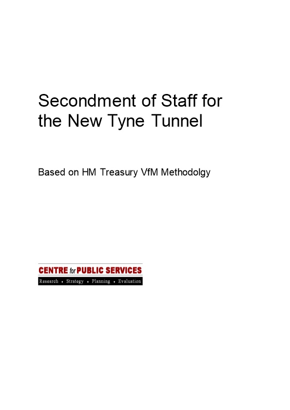 Secondment of Staff for the New Tyne Tunnel