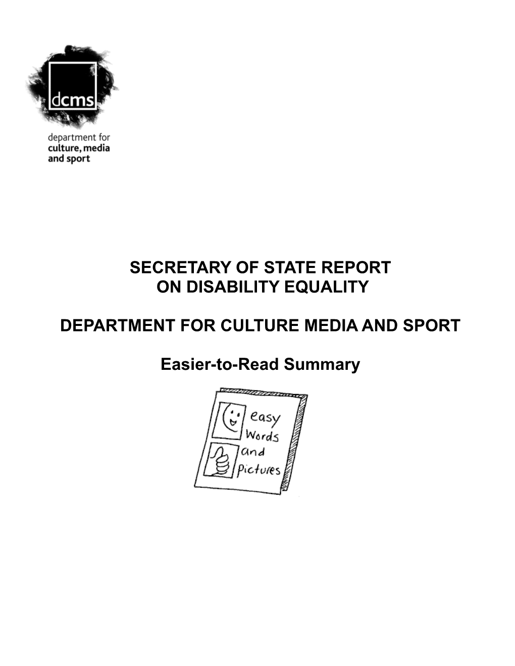 Secretary of State Report - Easier-To-Read Summary
