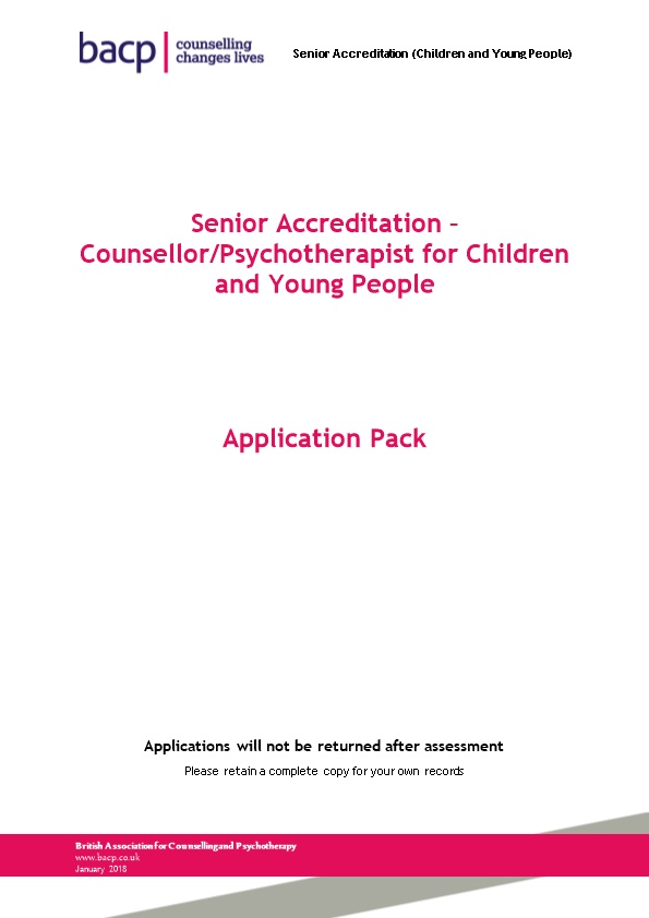 Senior Accreditation (Children and Young People)