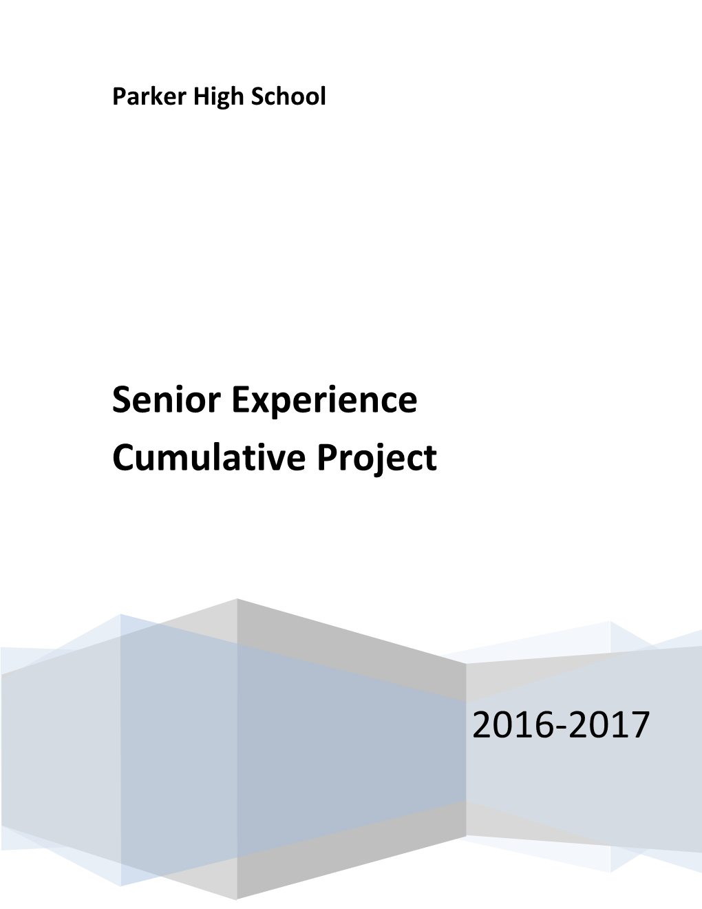 Senior Cumulative Project