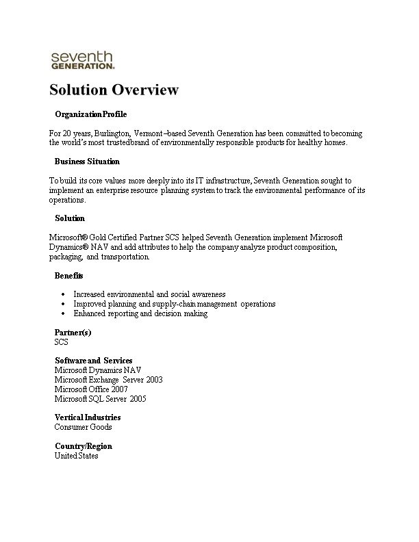 Solution Overview