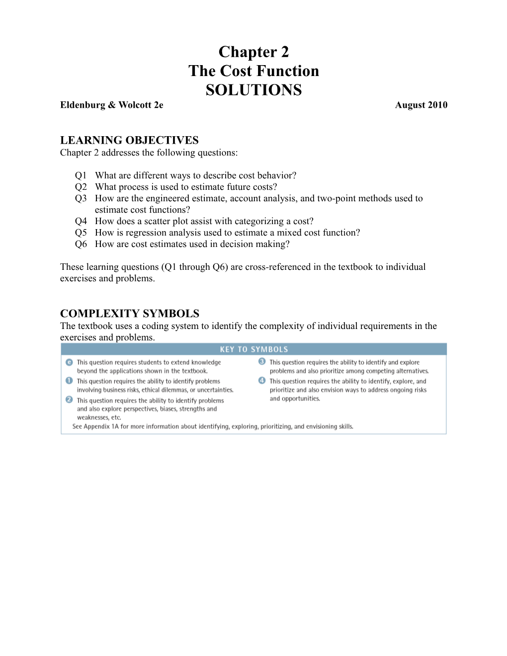 Solutions for Problems in Chapter 1