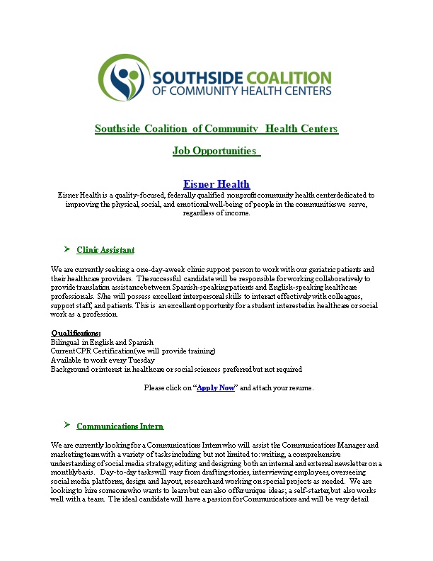 Southside Coalition of Community Health Centers