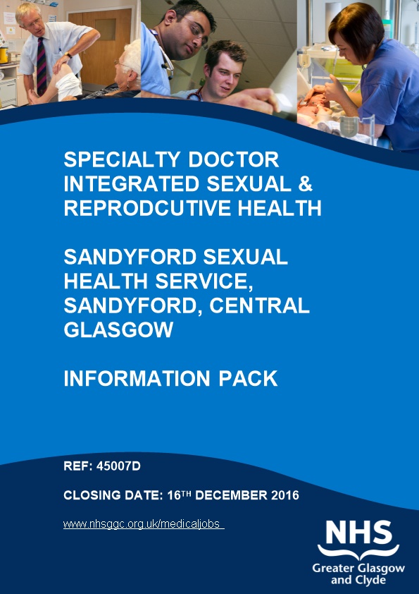 SPECIALTY DOCTOR Integrated Sexual & Reprodcutive Health