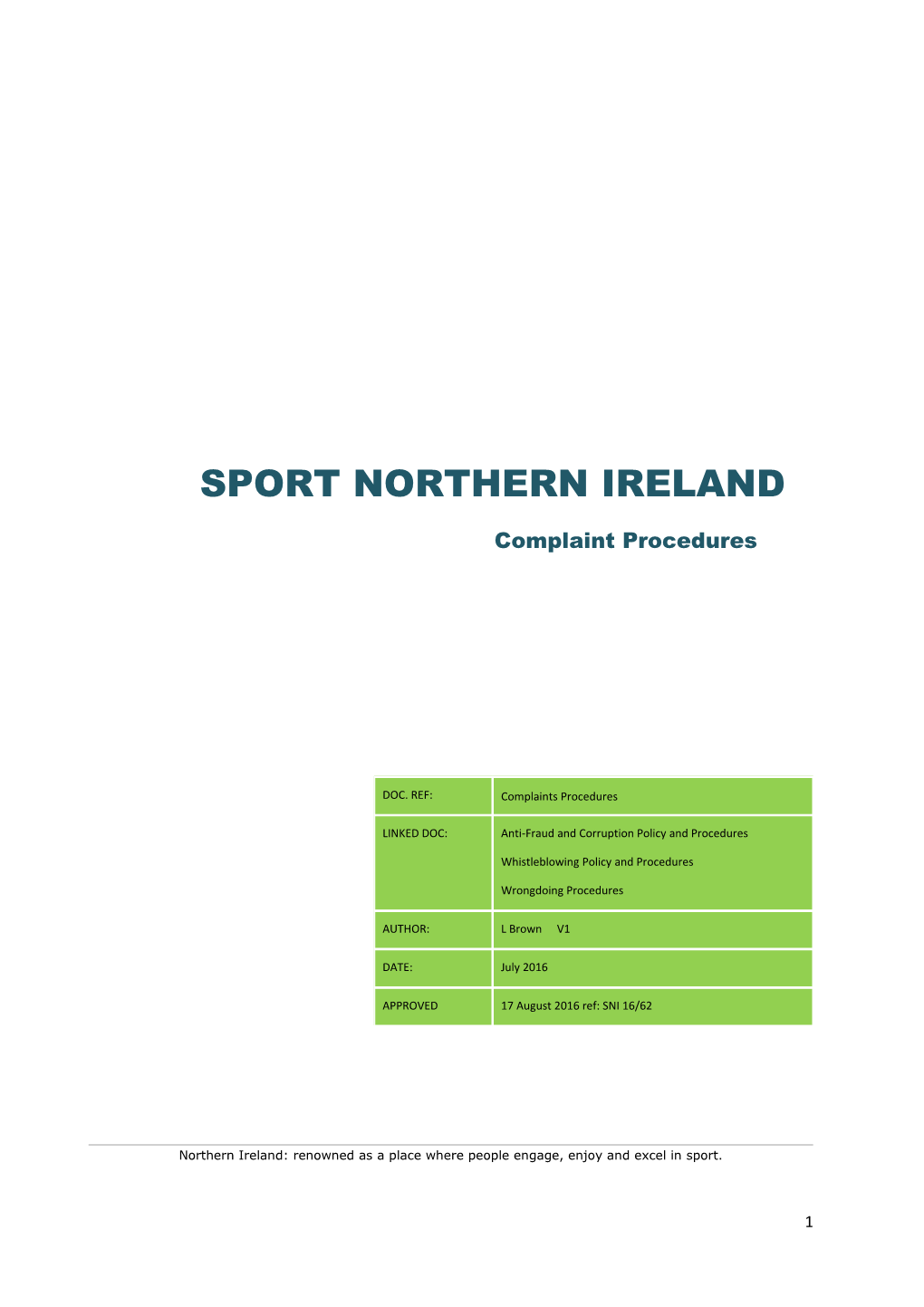 Sport Northern Ireland