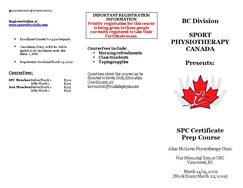 Sport Physiotherapy British Columbia