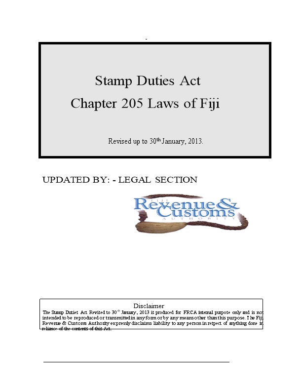 Stamp Duties Act
