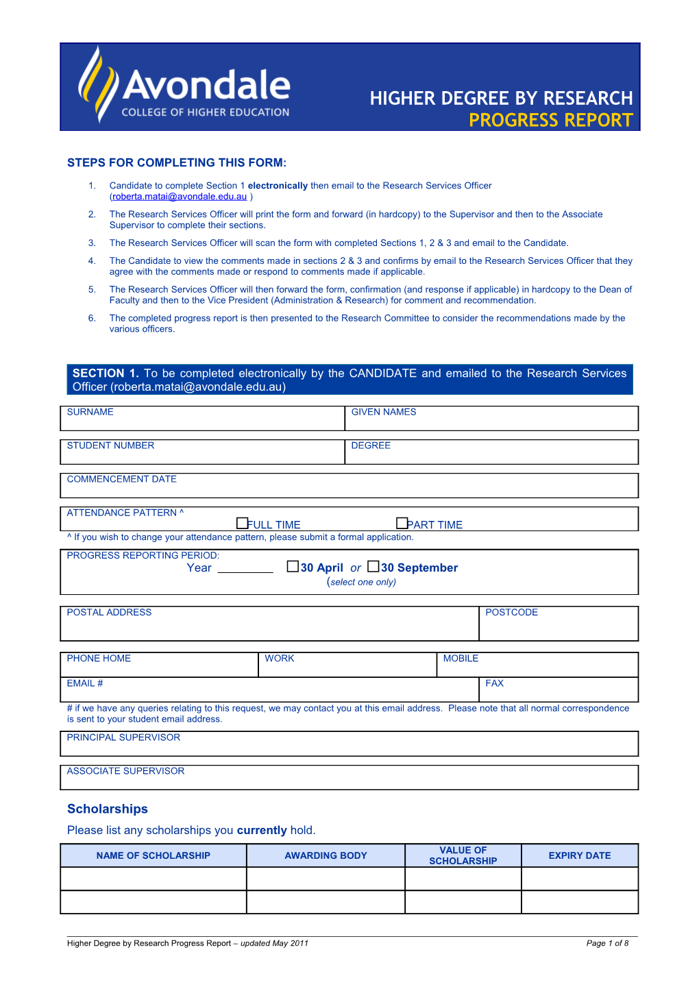 Steps for Completing This Form