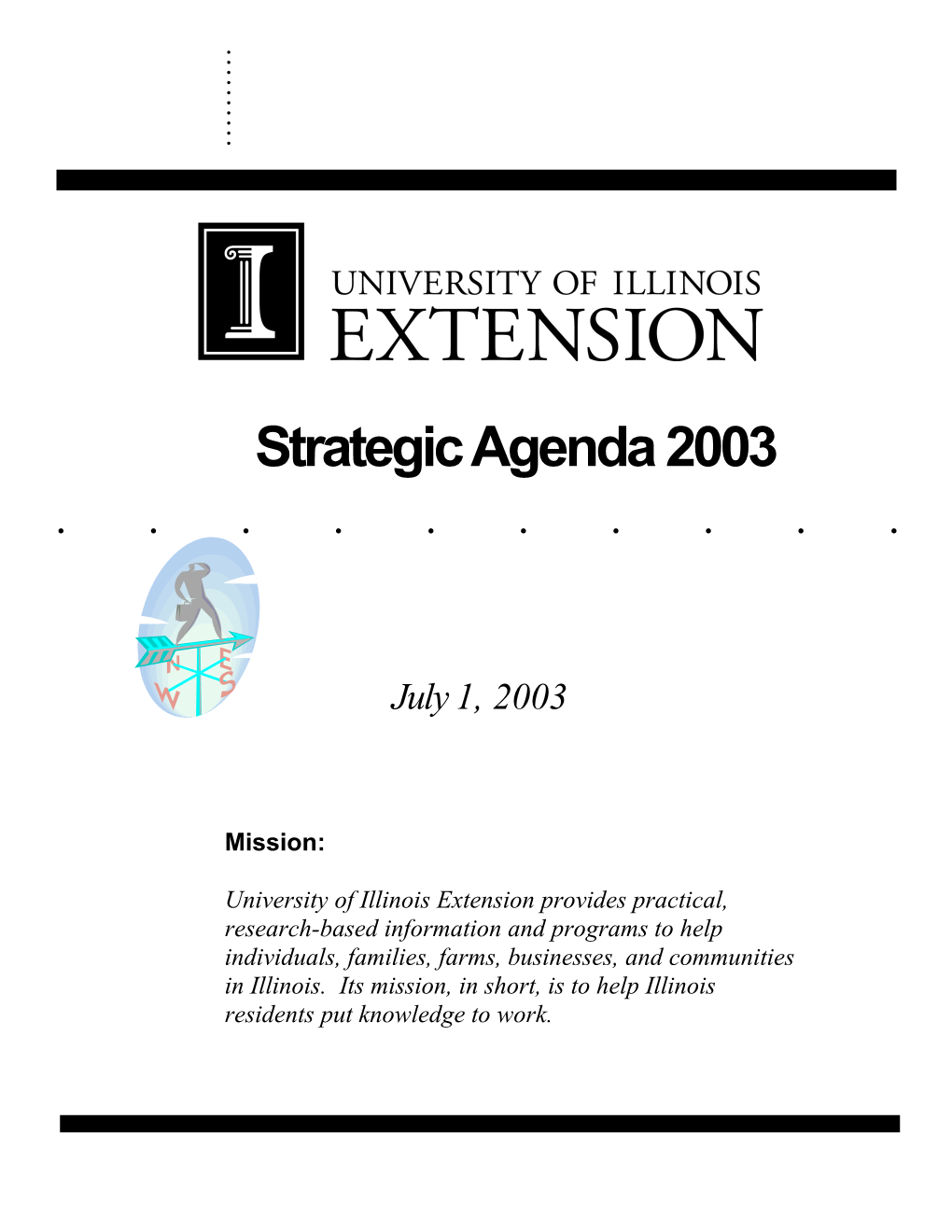 Strategic Agenda 2003