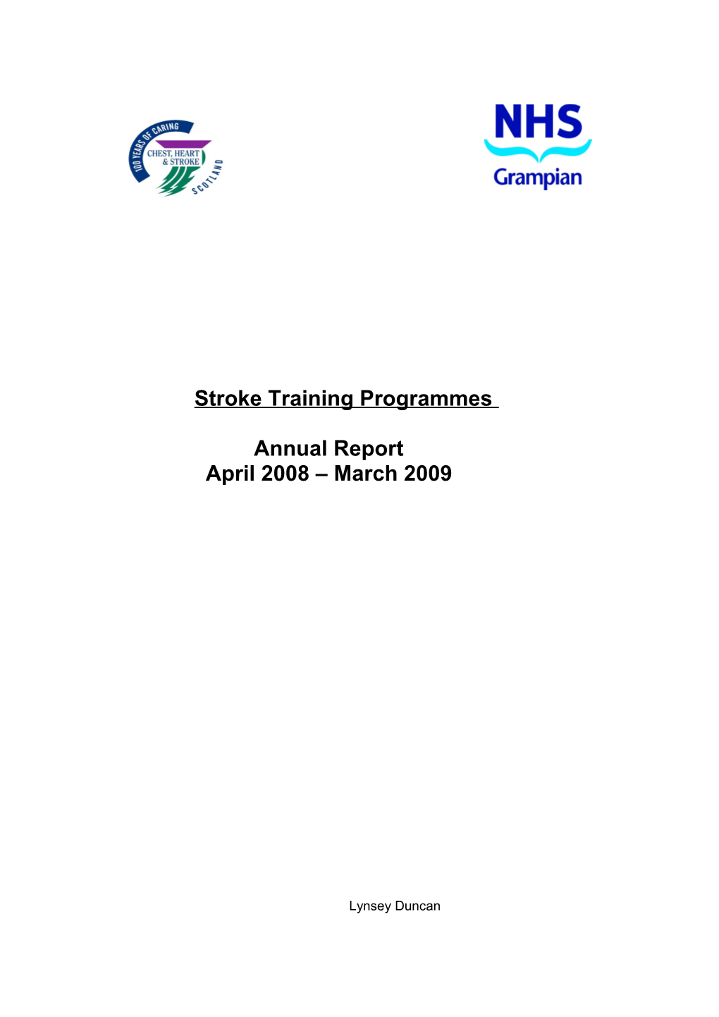 Stroke Training Programmes