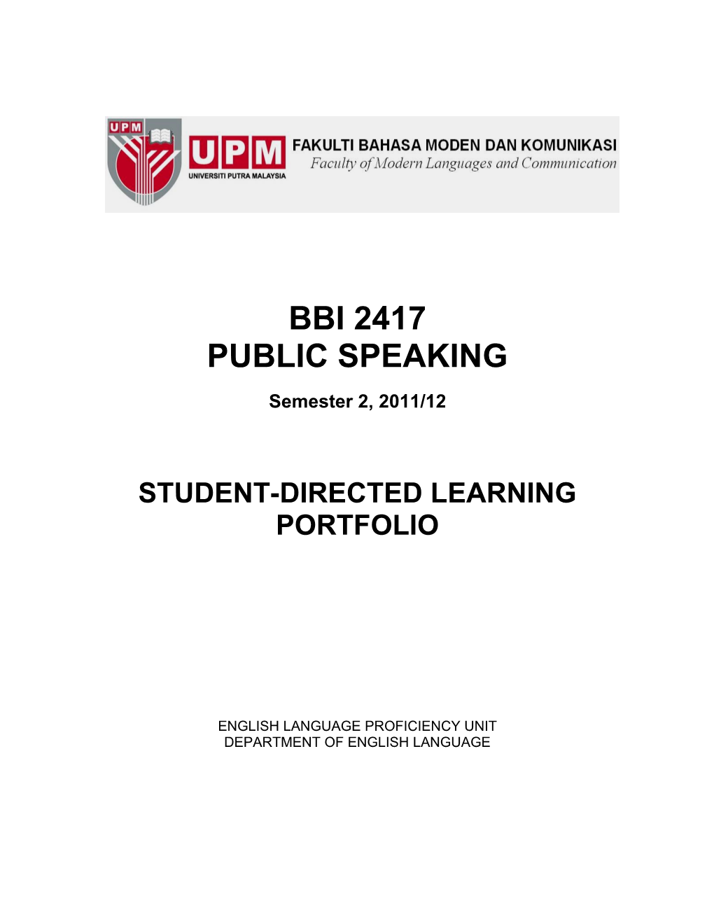 Student-Directedlearning Portfolio