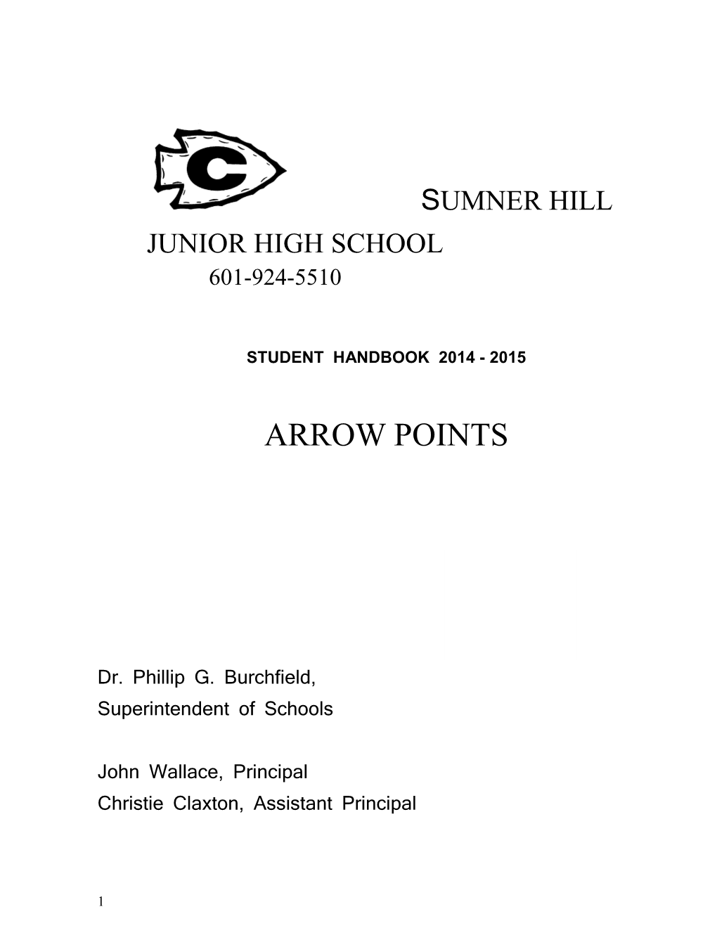 Student Handbook 2014 - 2015