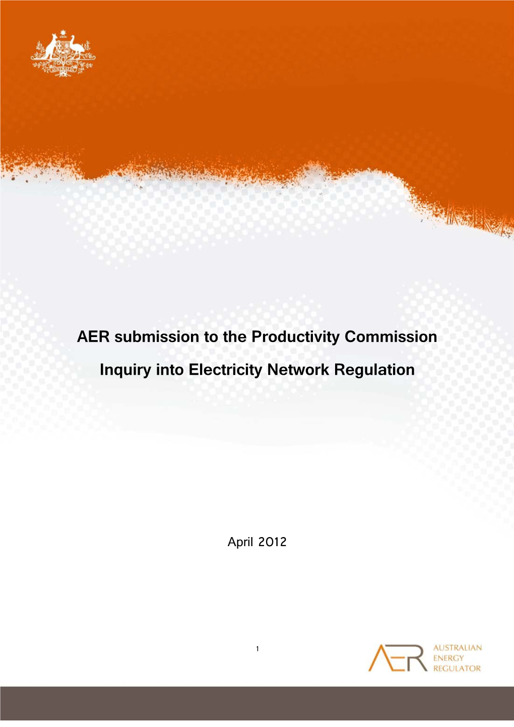 Submission 13 - Australian Energy Regulator - Electricity Network Regulation - Public Inquiry