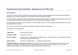 Summerset Care Limited - Summerset in the Sun