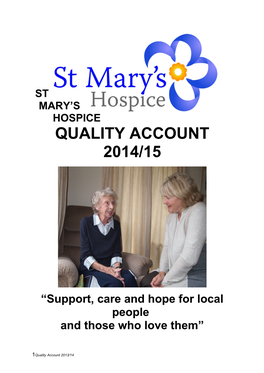 Support, Care and Hope for Local People