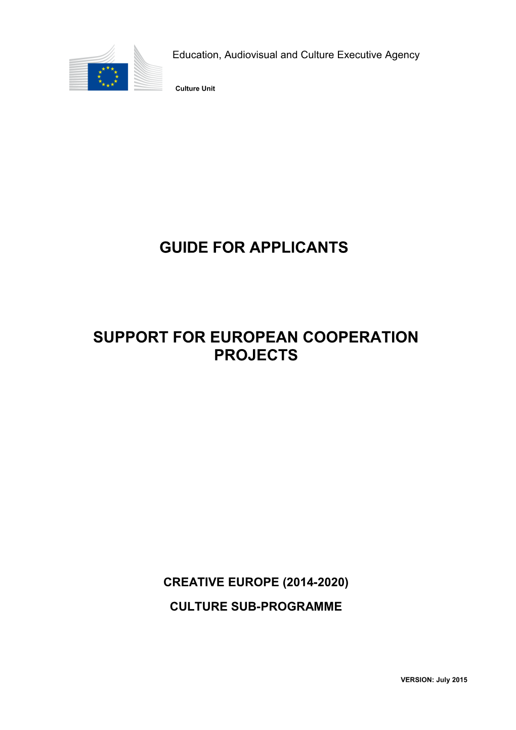Support for European Cooperation Projects