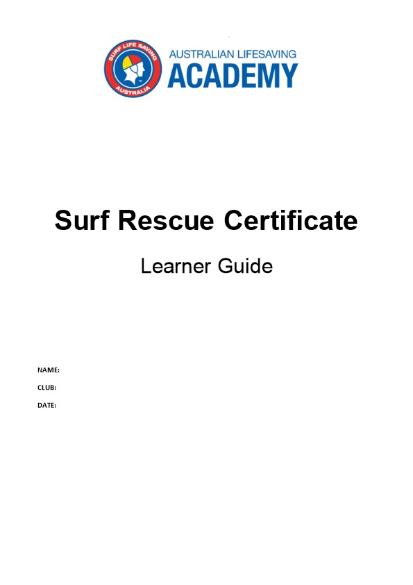 Surf Rescue Certificate
