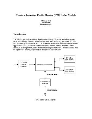 Tevatron Ionization Profile Monitor (IPM) Buffer Module
