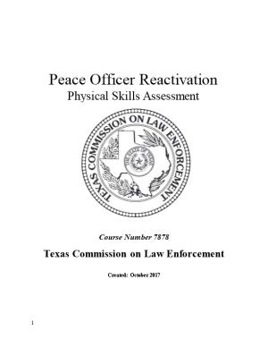 Texas Basic Peace Officer