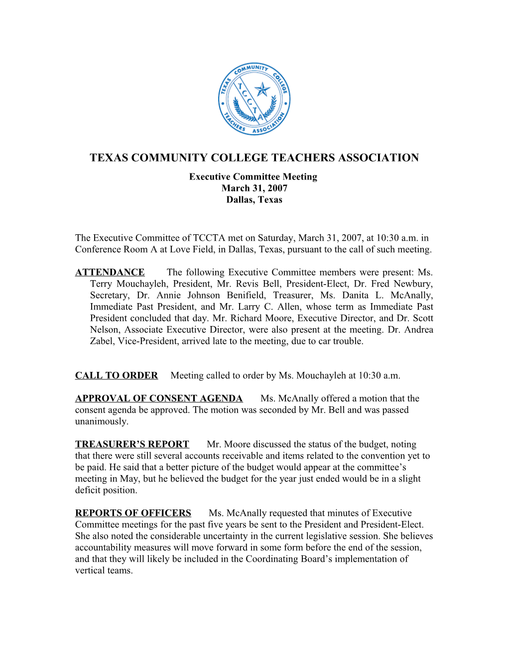 Texas Community College Teachers Association