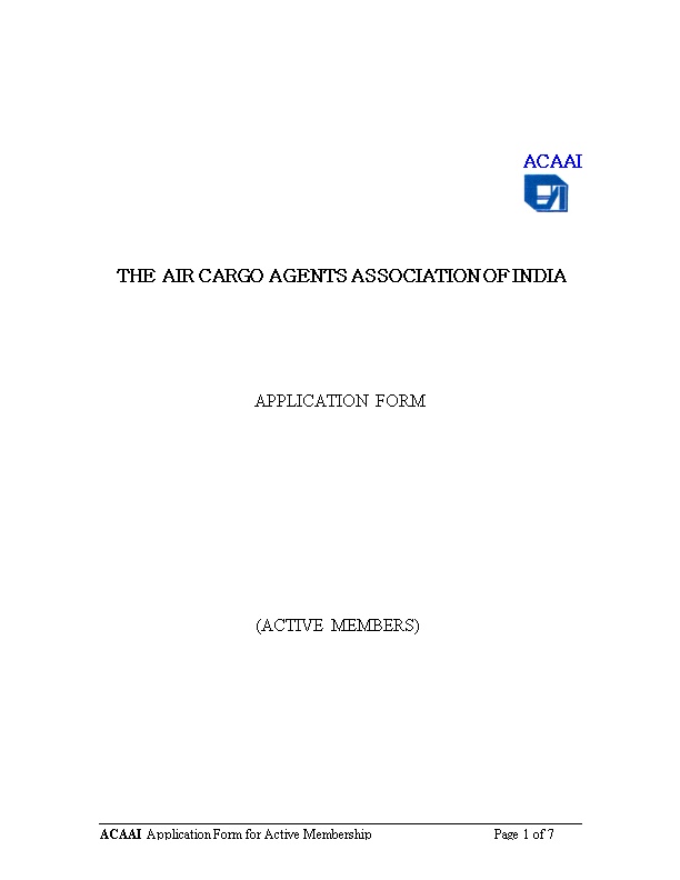 The Air Cargo Agents Association of India