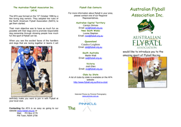The Australian Flyball Association Inc