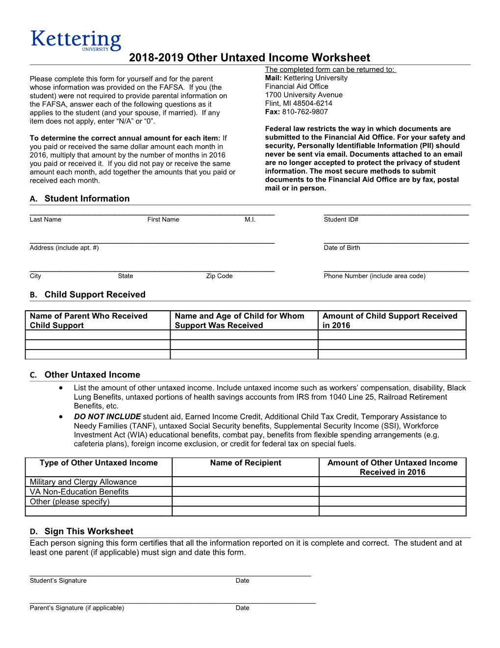 The Completed Form Can Be Returned To
