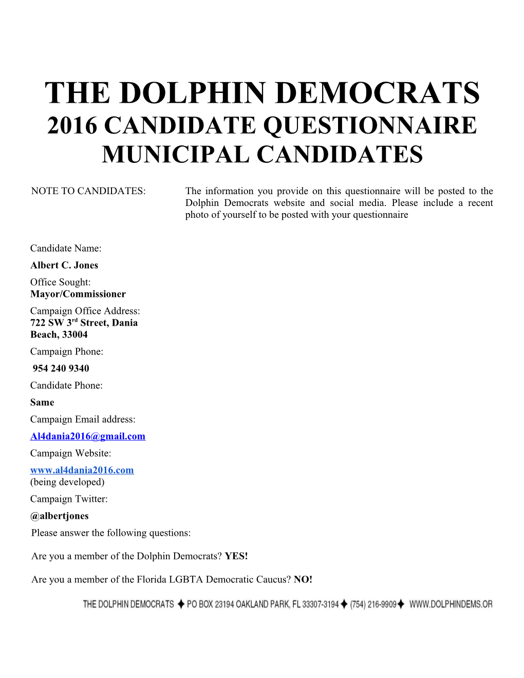 The Dolphin Democrats