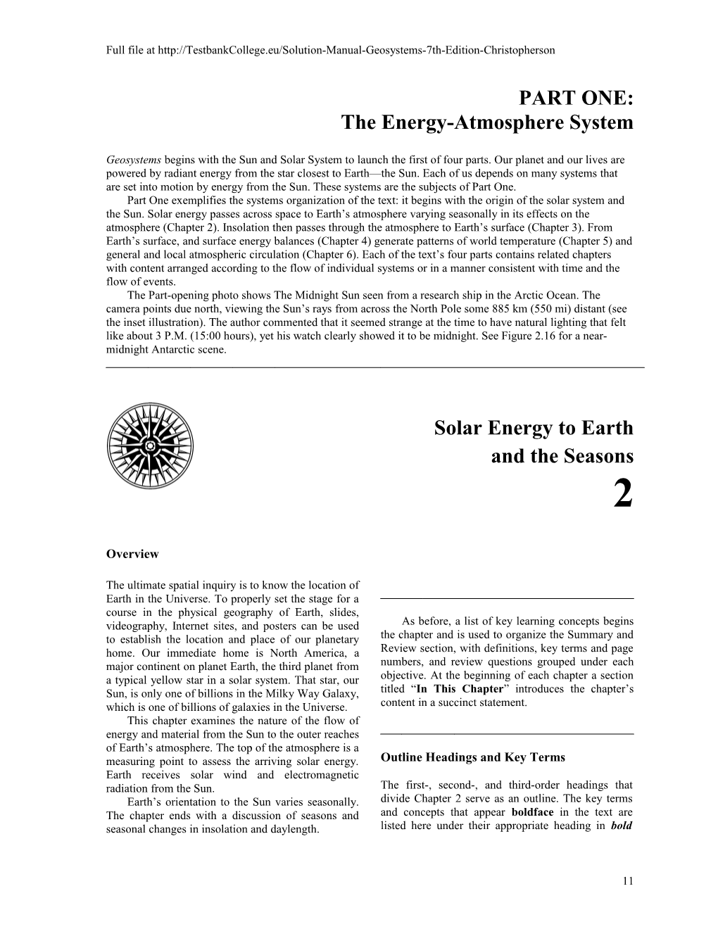 The Energy-Atmosphere System