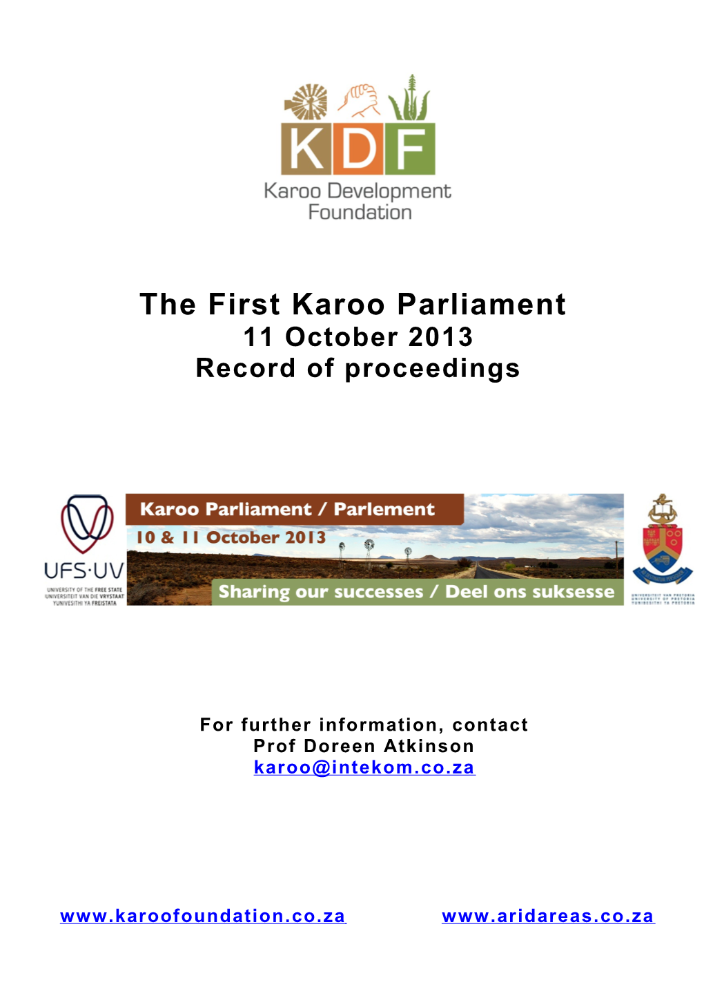 The First Karoo Parliament