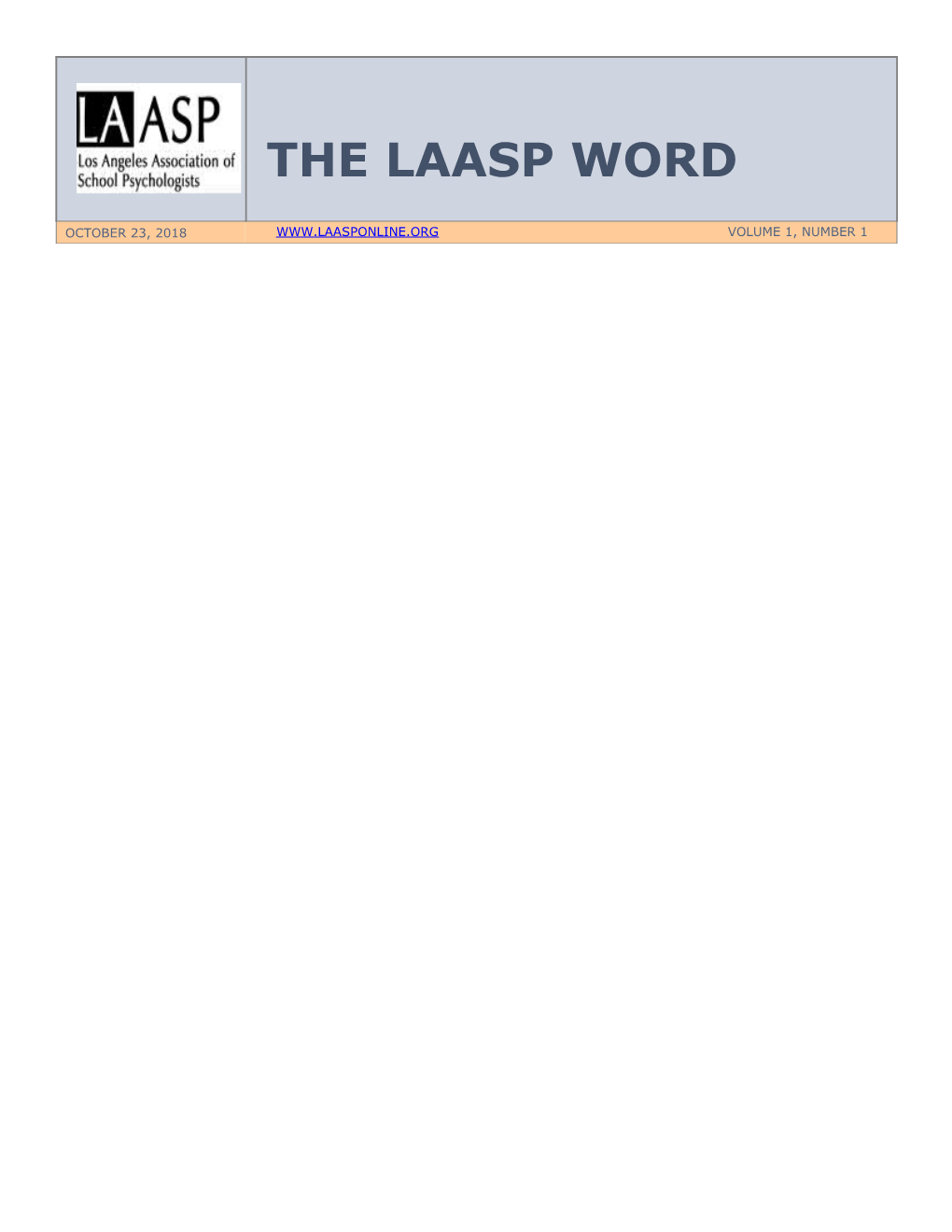 The Laasp Word