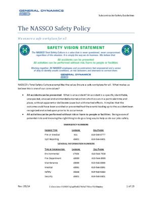 The NASSCO Safety Policy