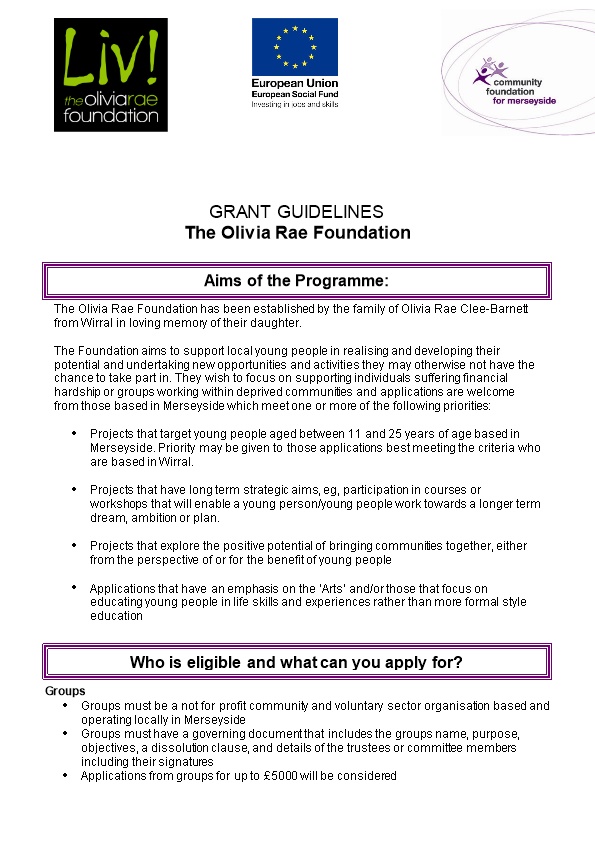 The Olivia Rae Foundation