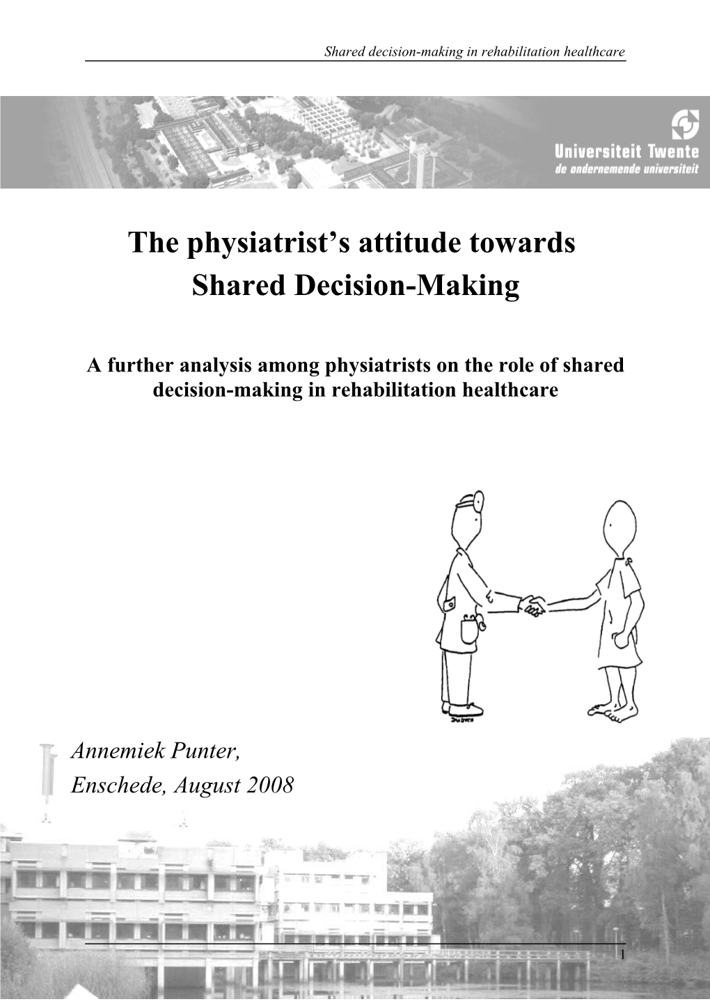 The Physiatrist S Attitude Towards Shared Decision-Making