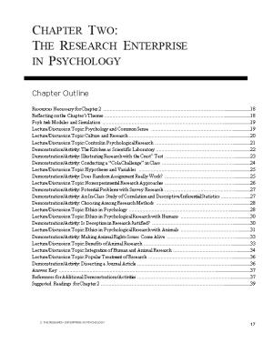 The Research Enterprise