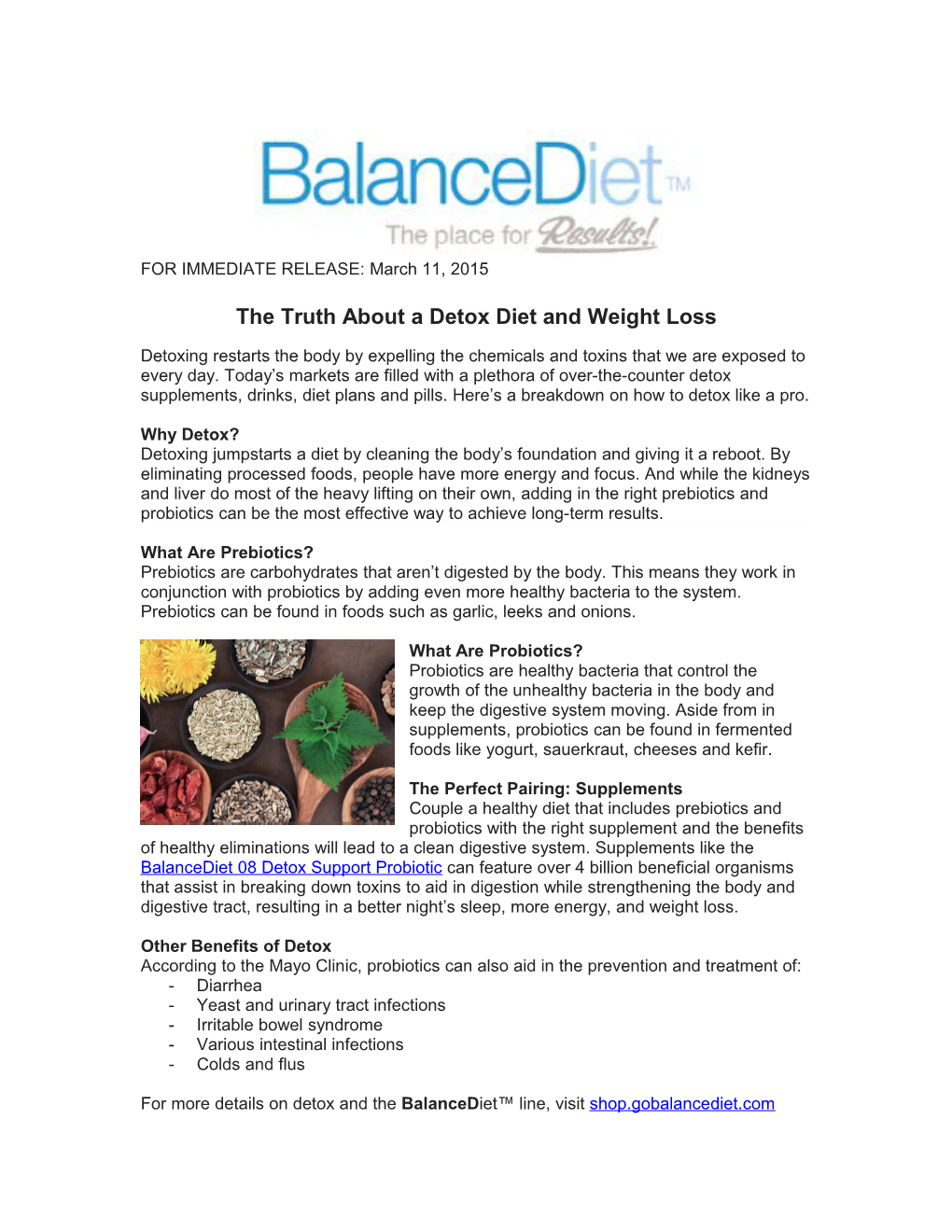 The Truth About a Detox Diet and Weight Loss