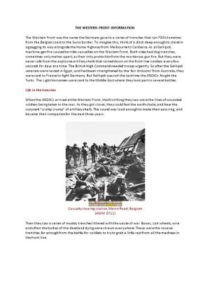 The Western Front Information