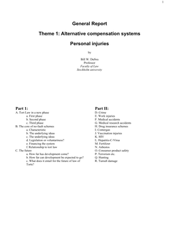 Theme 1: Alternative Compensation Systems
