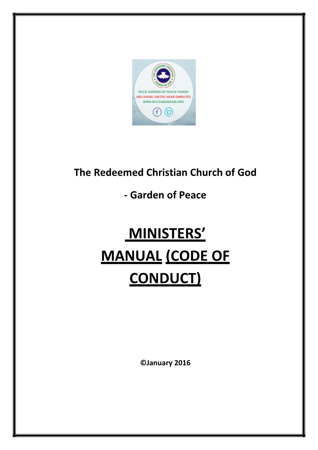 Theredeemed Christian Church of God