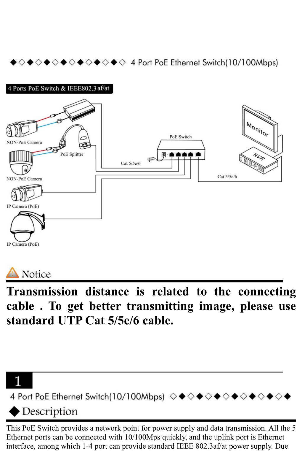 Transmission Distance Is Related to the Connecting Cable . to Get Better Transmitting