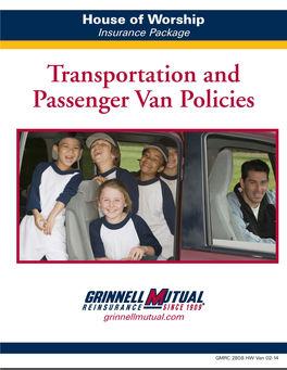 Transportation & Passenger Van Policies