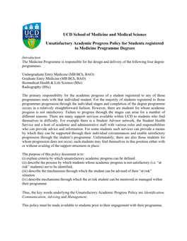UCD School of Medicine and Medical Science