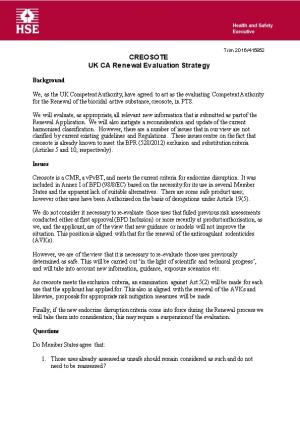 UK CA Renewal Evaluation Strategy