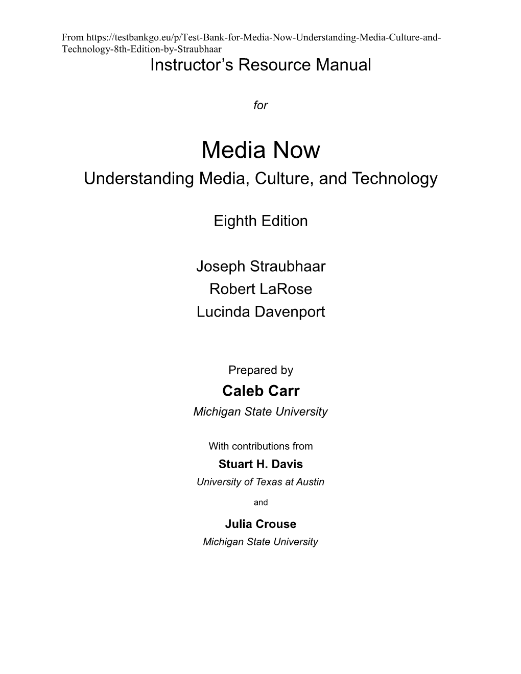 Understanding Media, Culture, and Technology